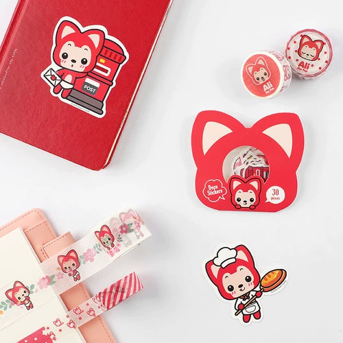 Character Washi Tape Face