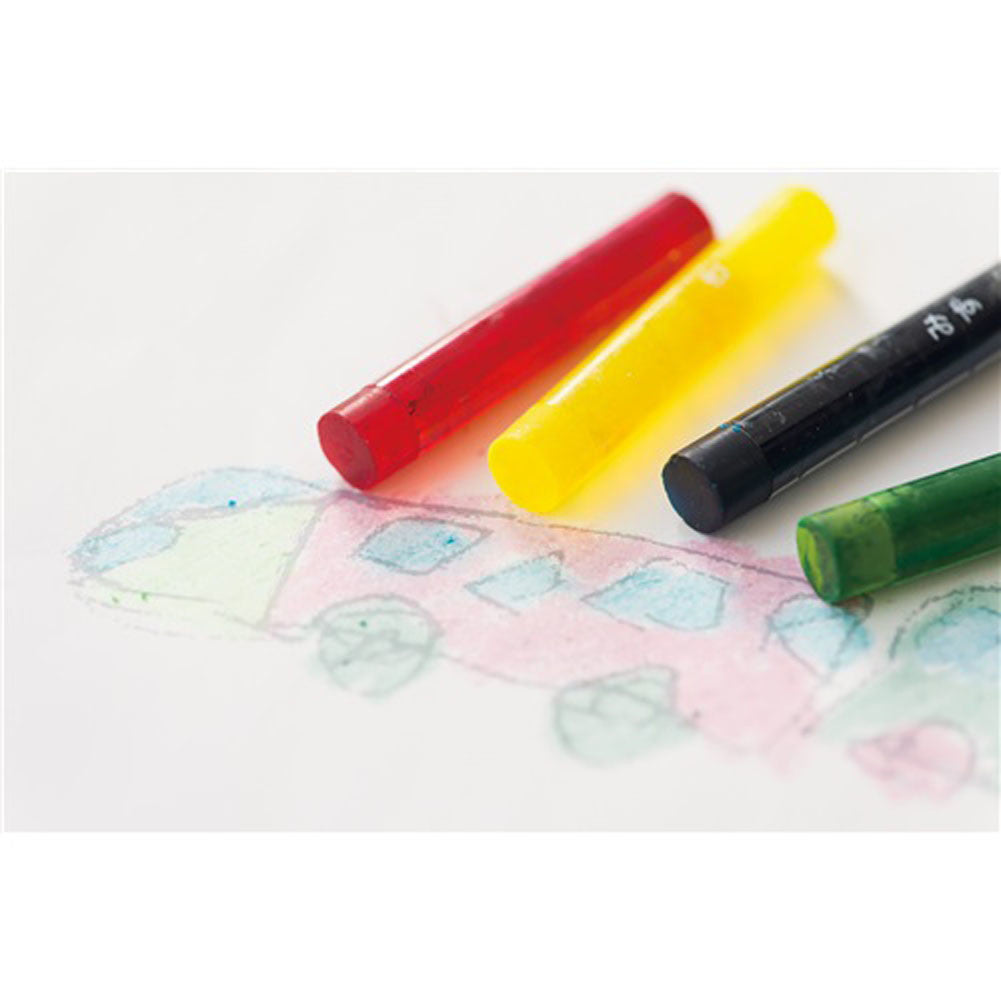 Kokuyo Clear Crayon - 10 Colour Set