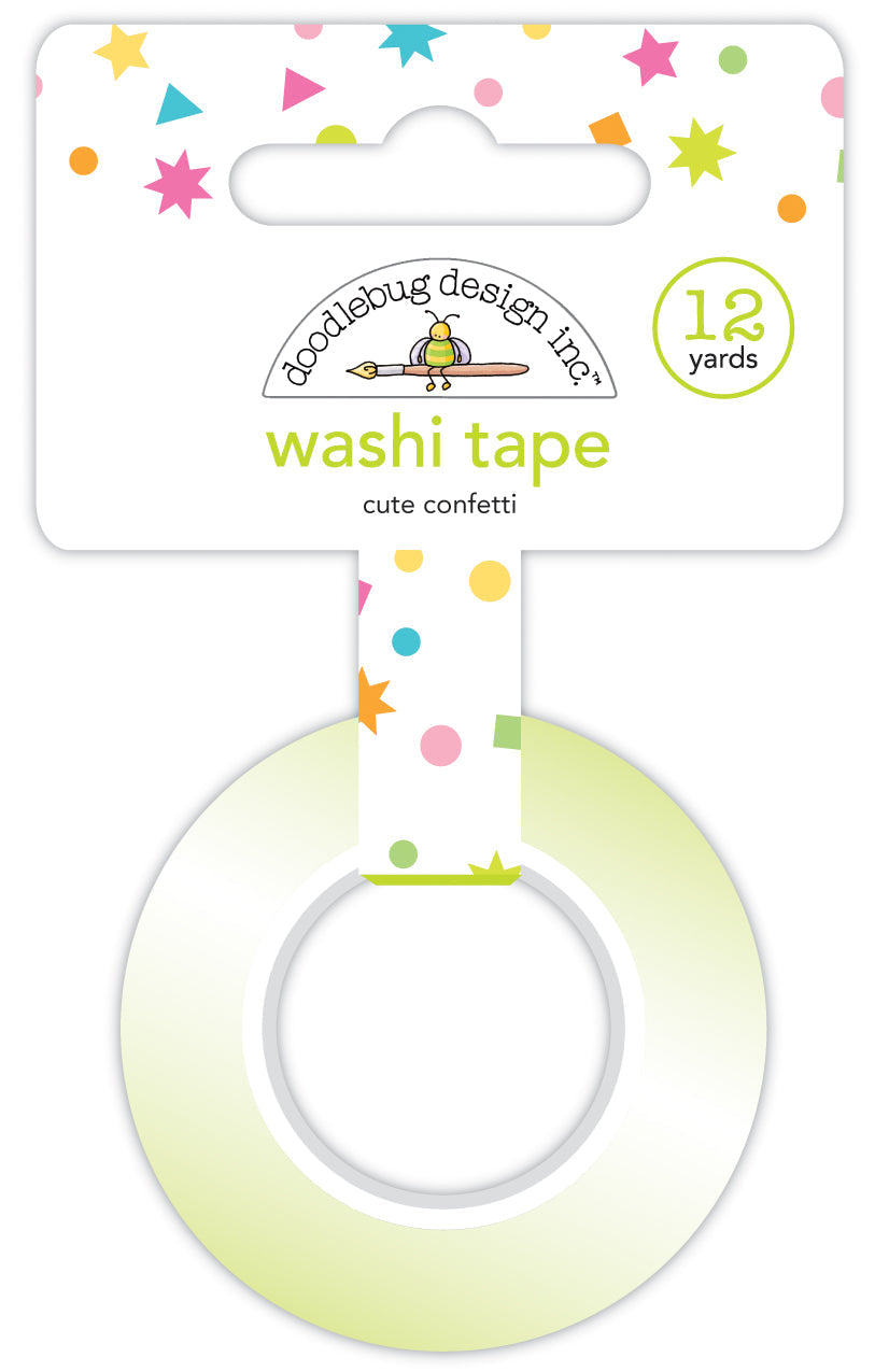 Cute Confetti Washi Sample