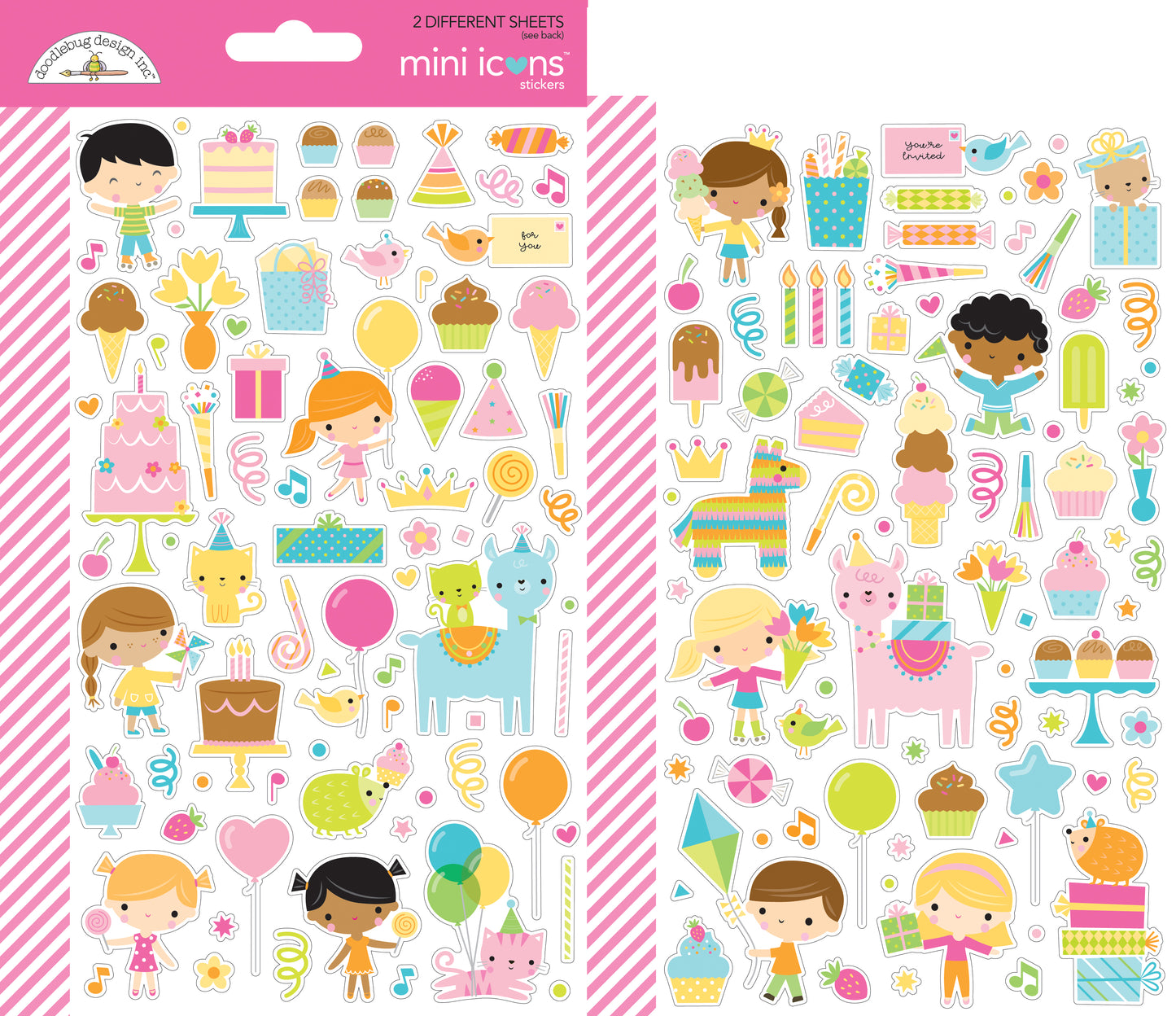 Girl Mini Icons Sticker