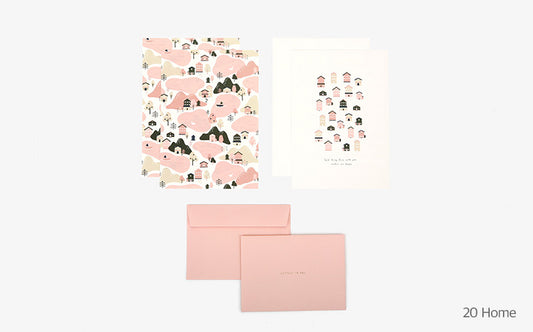 Dailylike Writing Papers & Envelope 20 Home