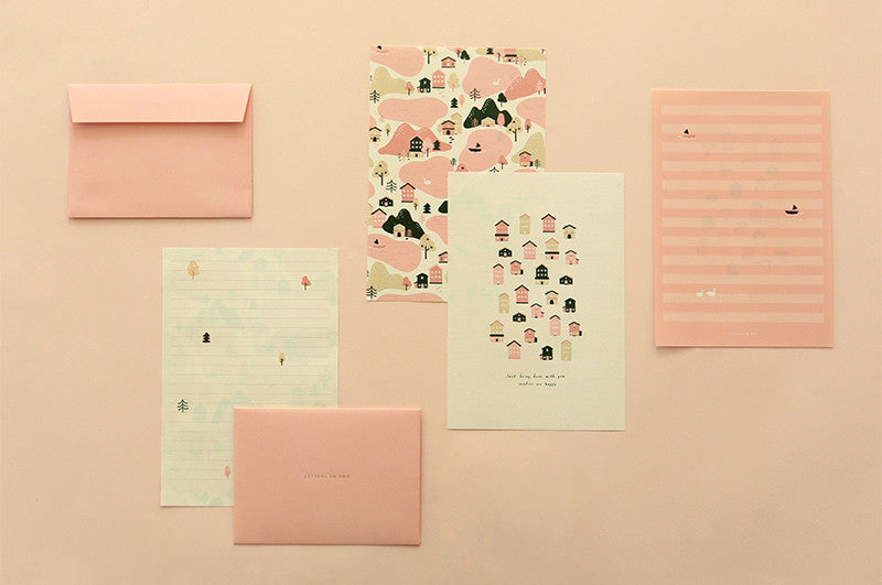 Dailylike Writing Papers & Envelope 20 Home