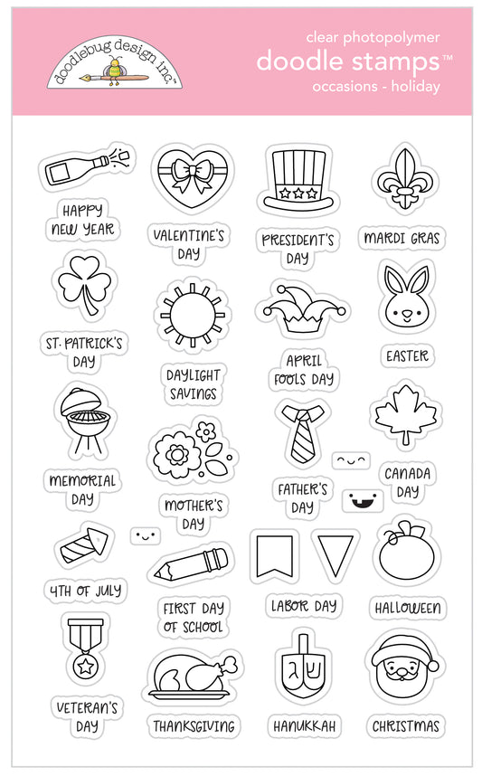 Occasions - Holiday Doodle Stamps
