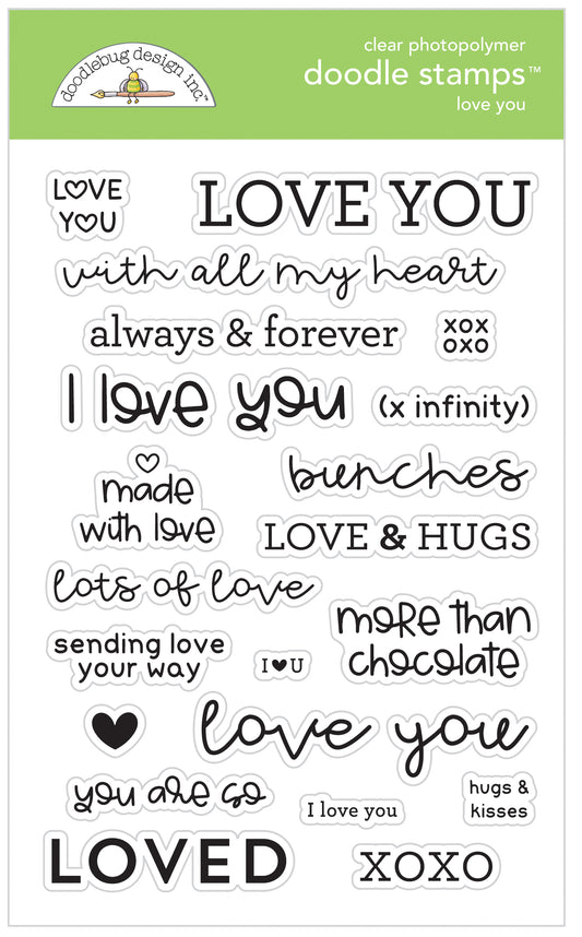 Love You Doodle Stamps