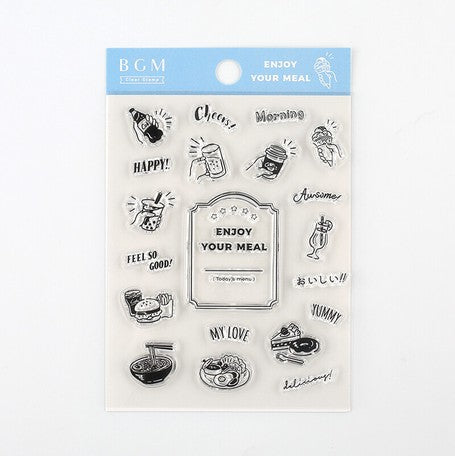 BGM Clear Stamp - Menu
