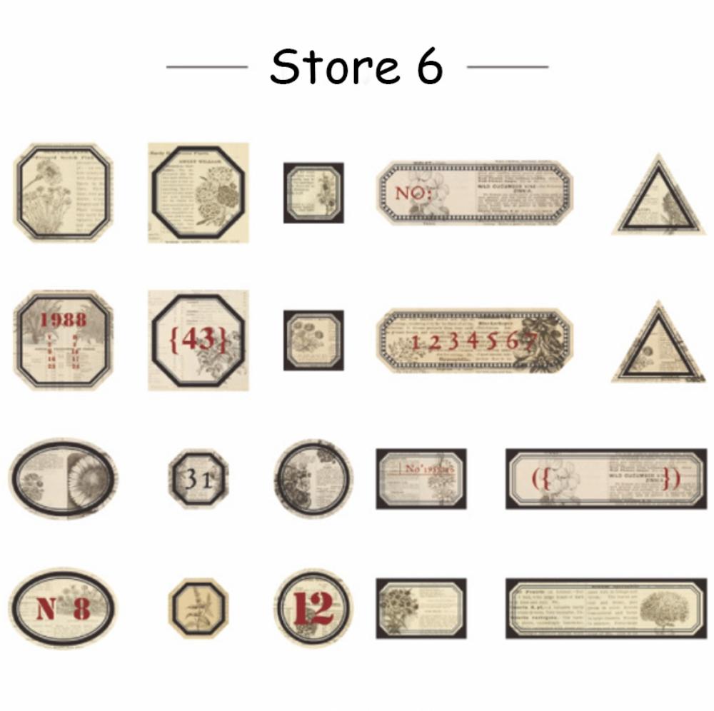 Grocery Store Stickers Set