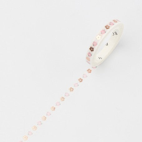 BGM Cute Flower Slim Washi Tape