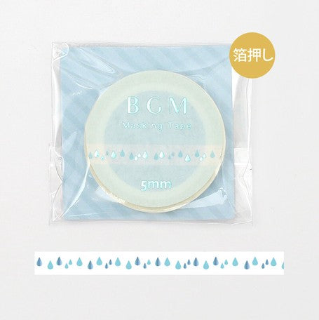 BGM Rain Slim Washi Tape
