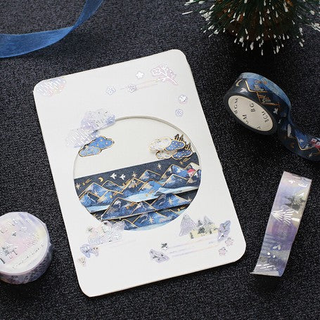 BGM Washi Tape - Mountain Landscape