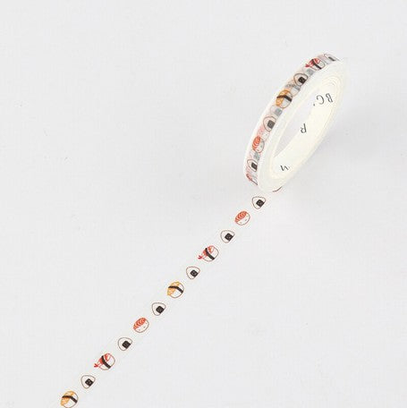 BGM Sushi Slim Washi Tape