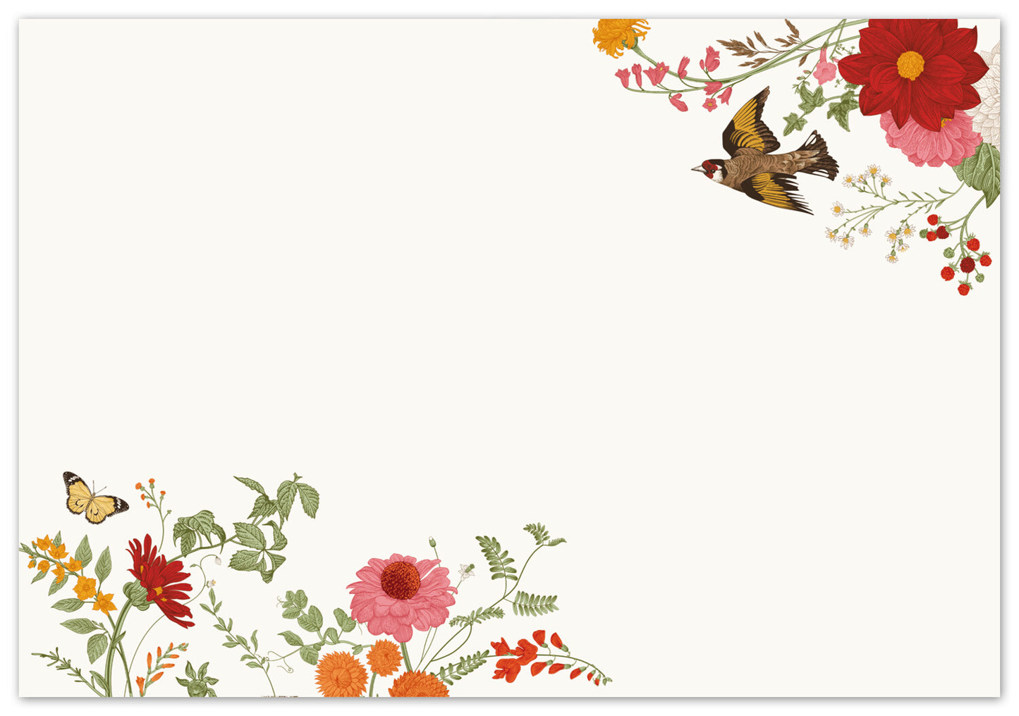 Mini Letter Set - Autumn Garden