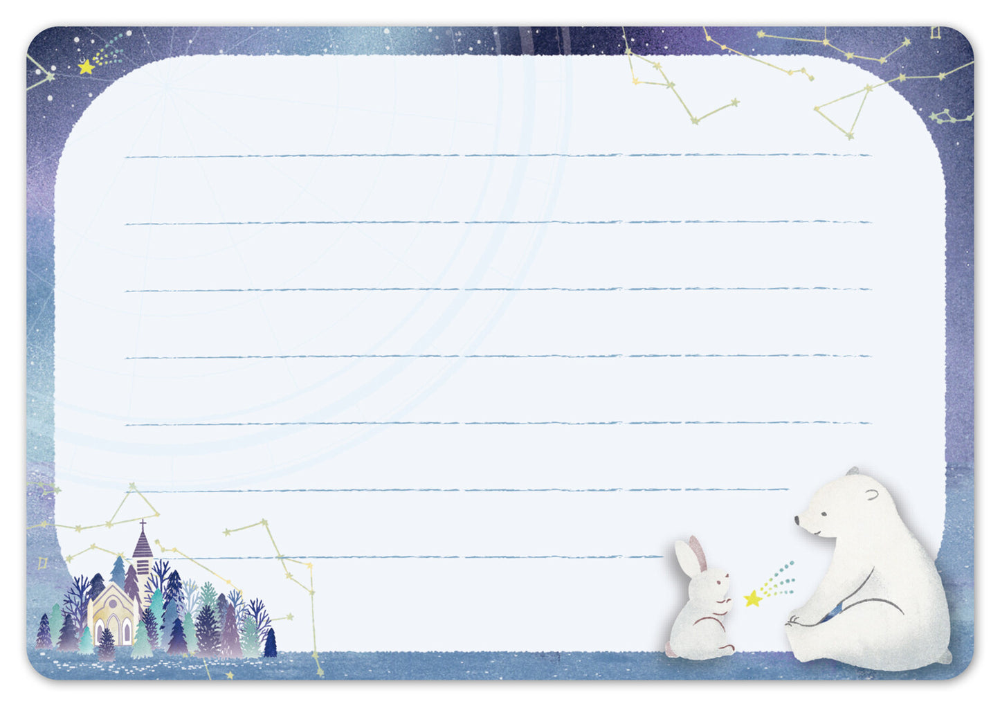 Mini Letter Set - Star Night