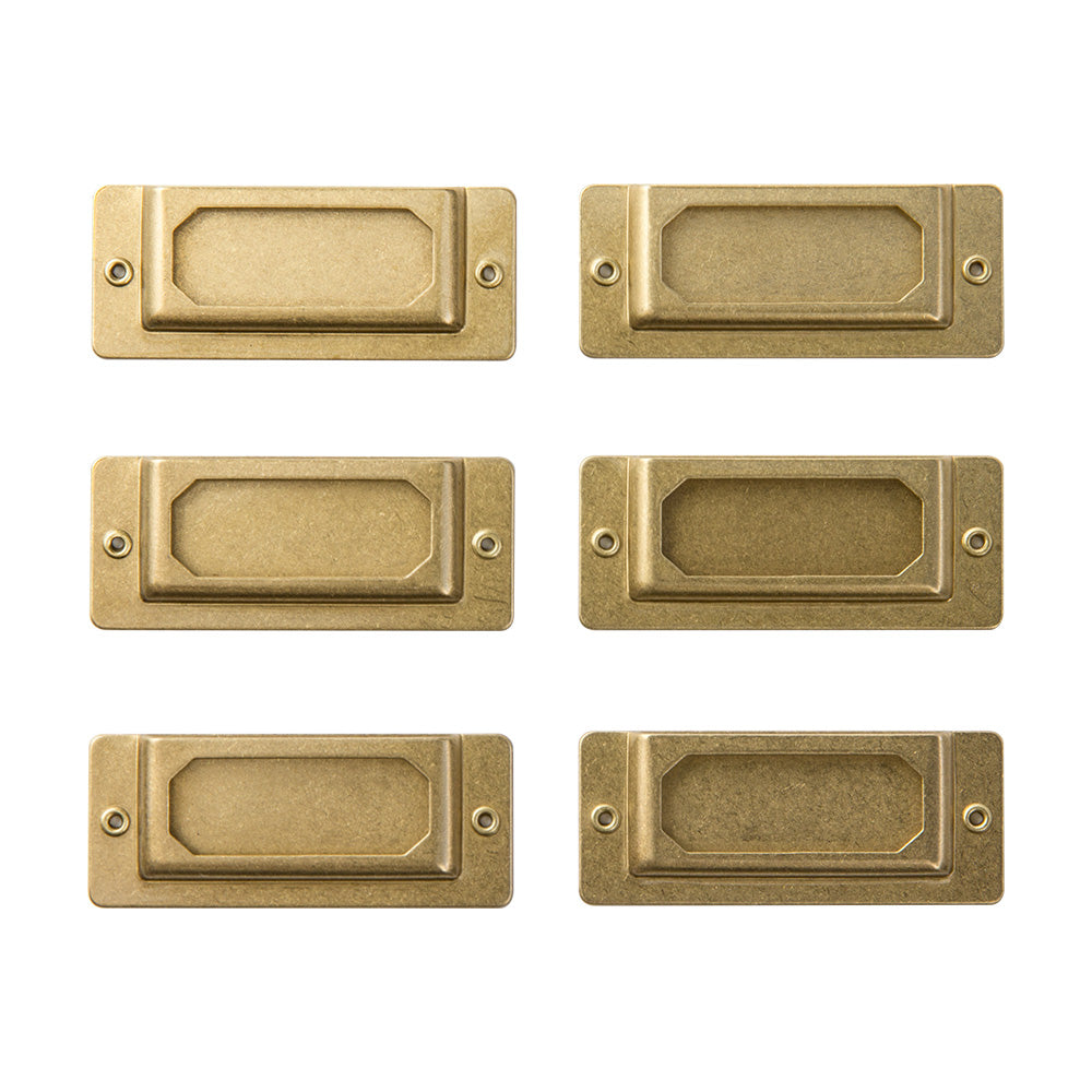BRASS Label Plate