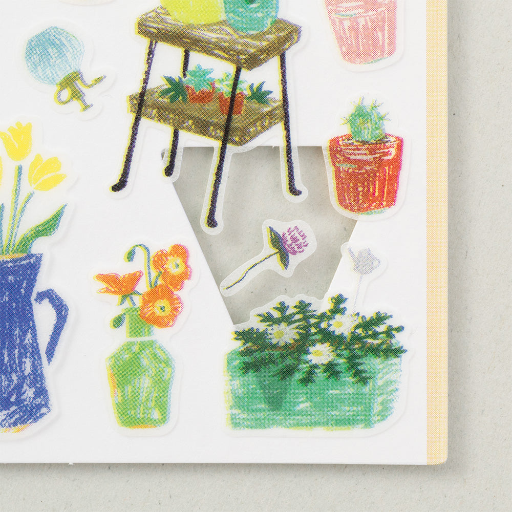 Sticker 2376 Marché Flower Vase