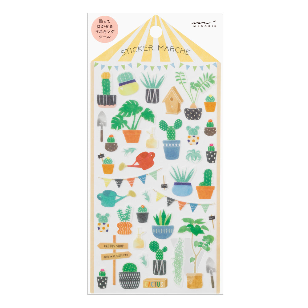 Sticker 2377 Marché Cactus