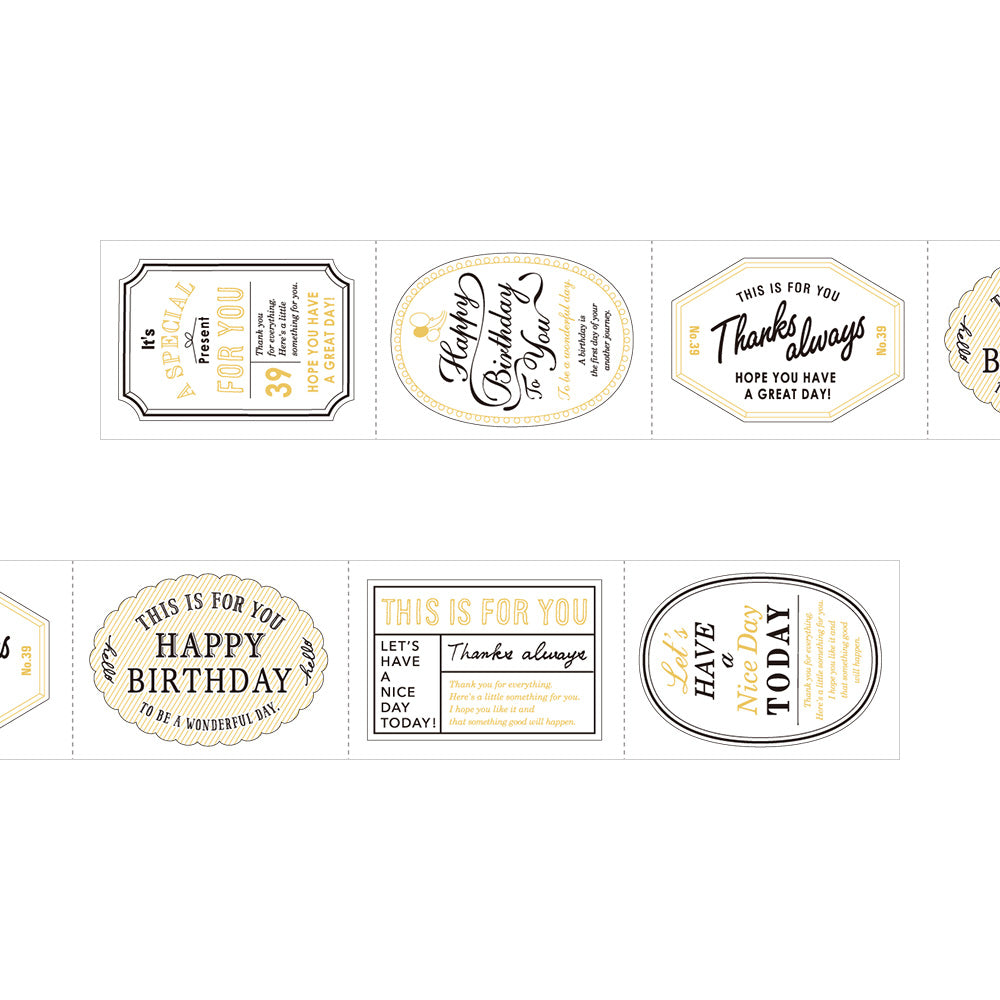 Roll Sticker Label Metallic