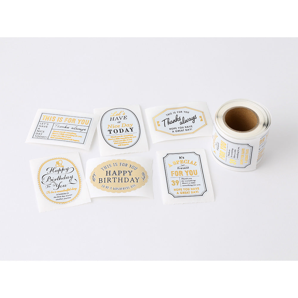 Roll Sticker Label Metallic