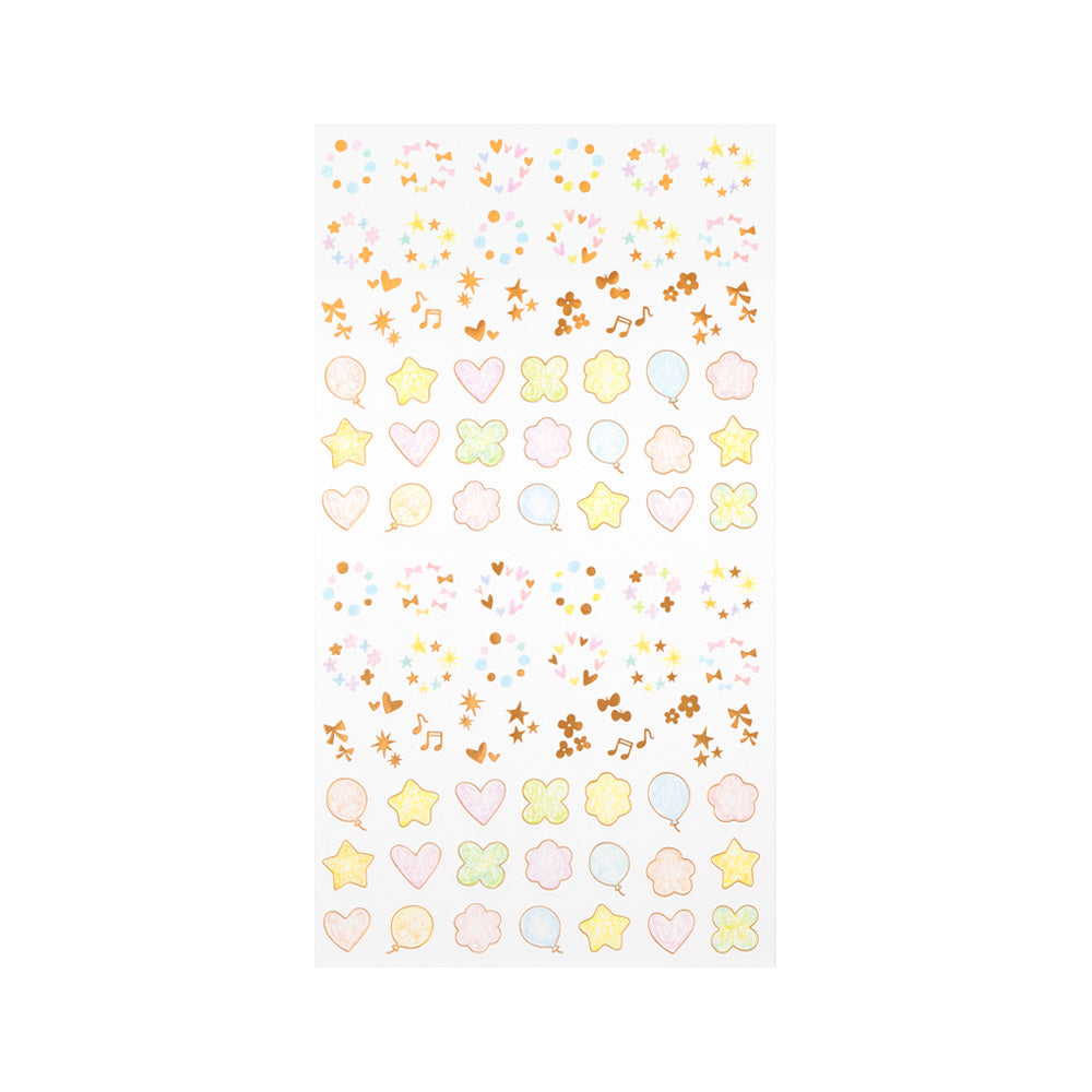 Sticker Date Twinkling Pastel