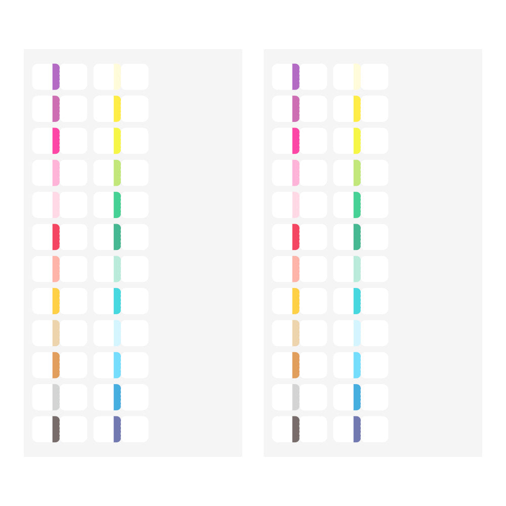 Index Label Chiratto 24 colors Vivid