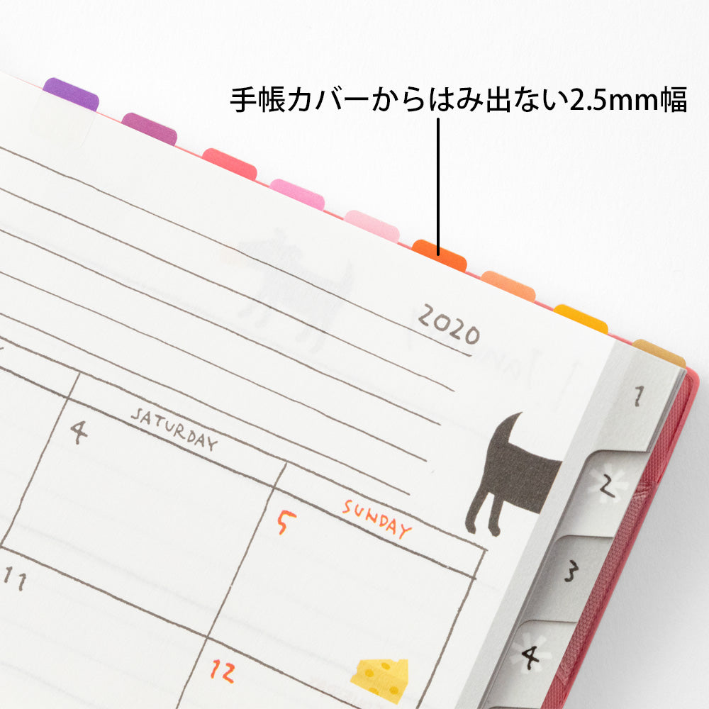 Index Label Chiratto 24 colors Vivid
