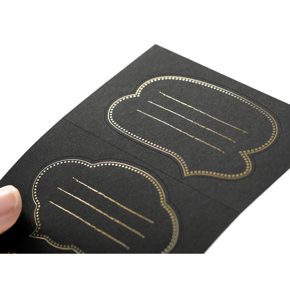 Sticker 2512 PCM Label Baloon Black