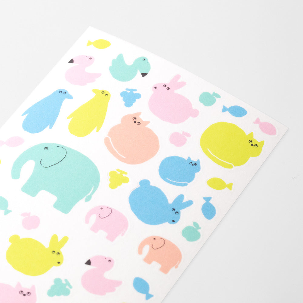 Sticker Schedule 2537 Semi-Transparent Animal