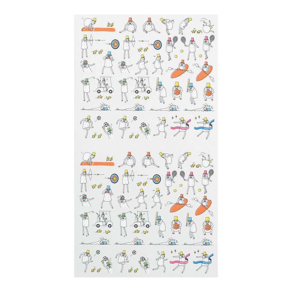 Sticker Schedule 2542 Ojisan
