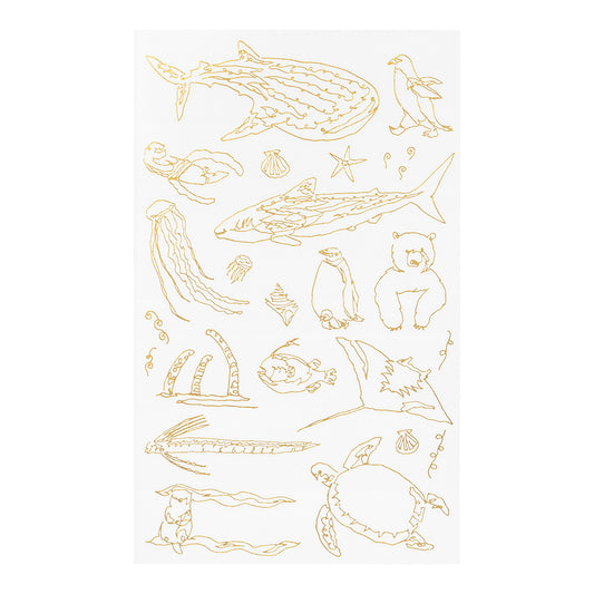 Transfer Sticker Foil 2618 Sea creatures