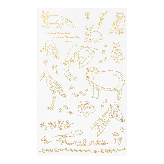 Transfer Sticker Foil 2619 Land animals