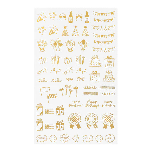 Transfer Sticker Foil 2622 Celebratory pattern