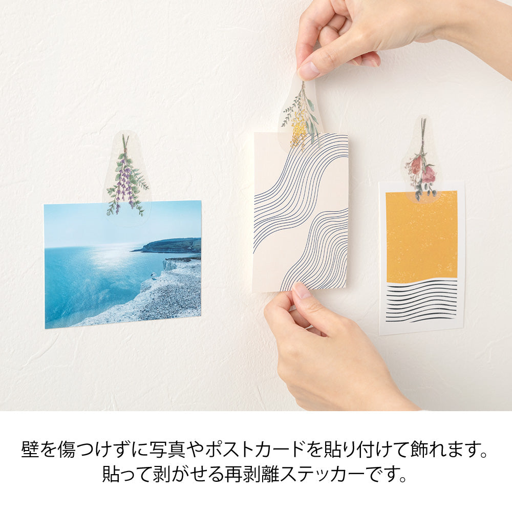 Clip Sticker Dried flower
