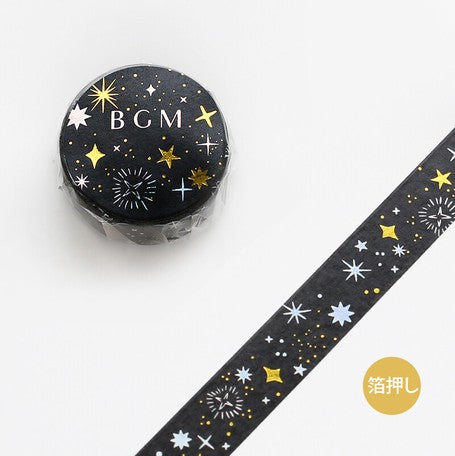 BGM Night Washi Tape Series
