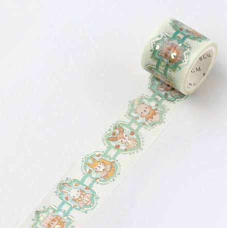BGM Lace Animals Washi Tape