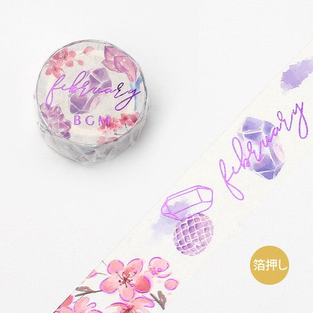 BGM Birth Moon Washi Tape