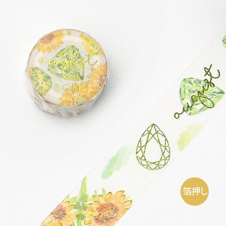BGM Birth Moon Washi Tape