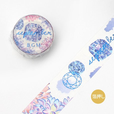 BGM Birth Moon Washi Tape