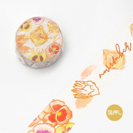 BGM Birth Moon Washi Tape