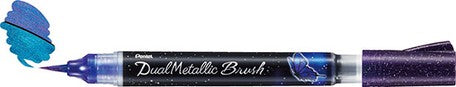 Pentel Metallic Brush Pen (Set of 8)