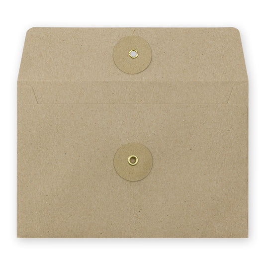 KRAFT ENVELOPE <M> Horizontal with String Brown