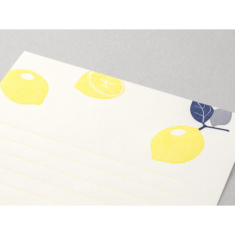 Letter Set 476 Letterpress Lemon