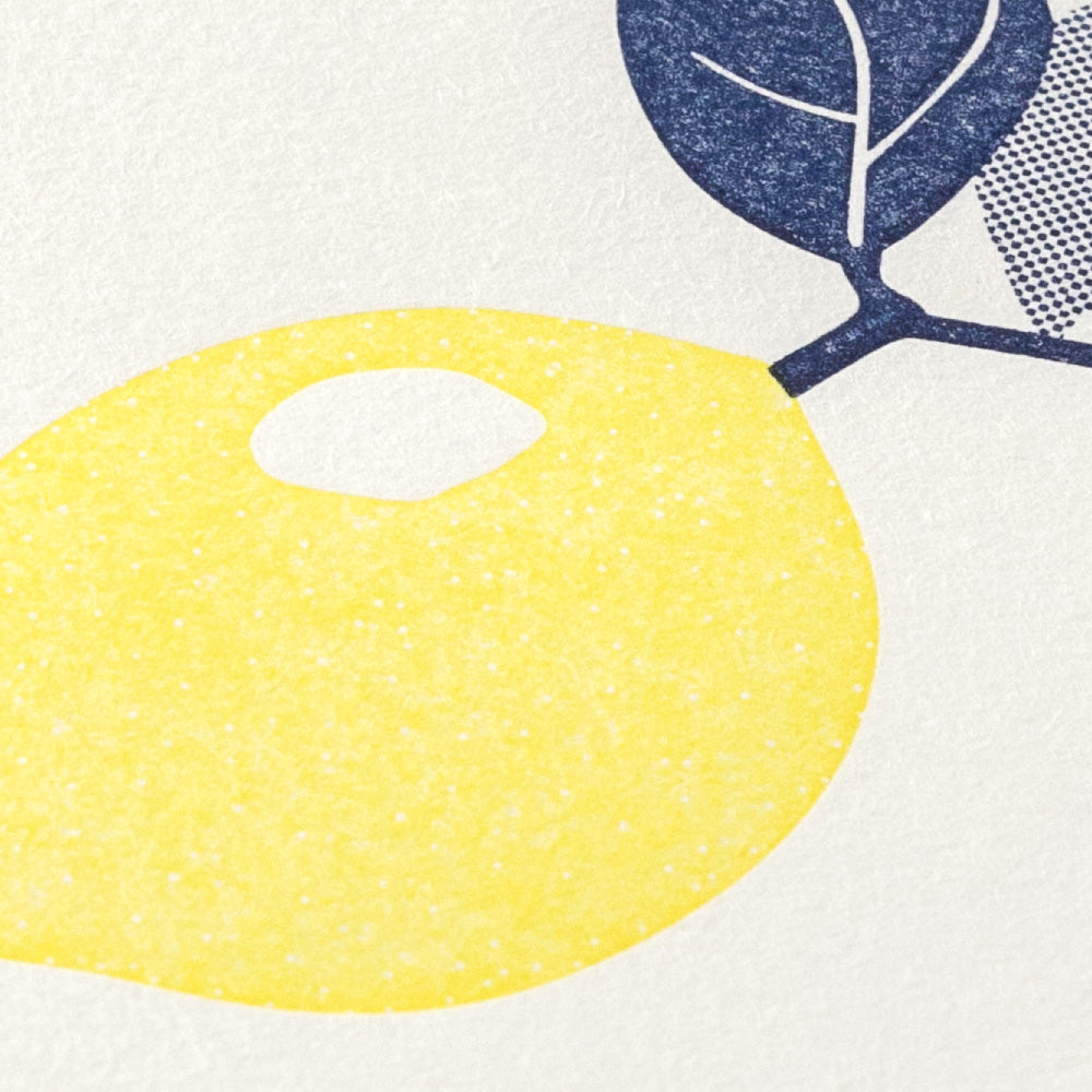 Letter Set 476 Letterpress Lemon