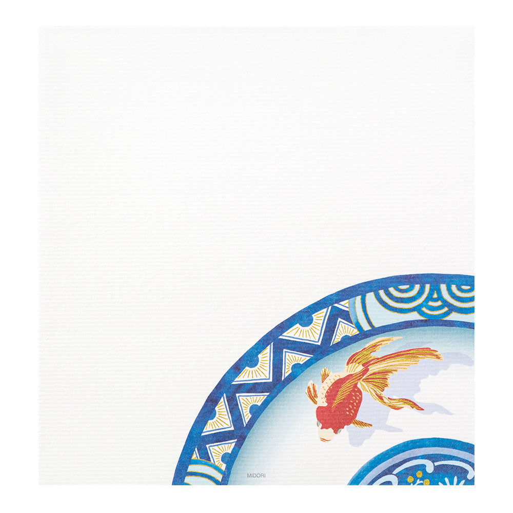 Letter Pad 035 Silk print Goldfish