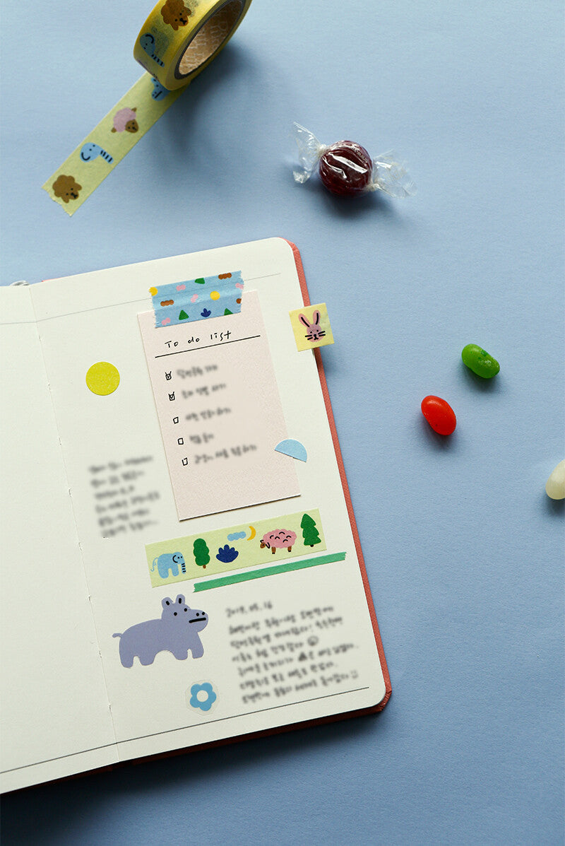 Dailylike Washi Tape Set of 3 Pcs - 02 Friends