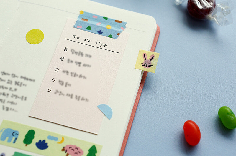 Dailylike Washi Tape Set of 3 Pcs - 02 Friends