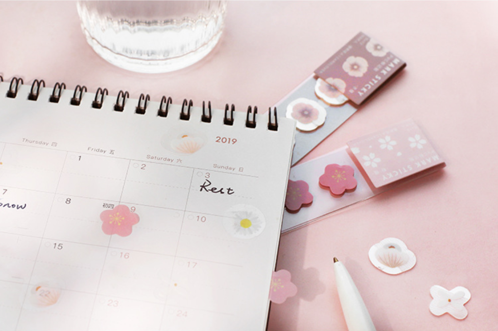 Floral Sticky Marker