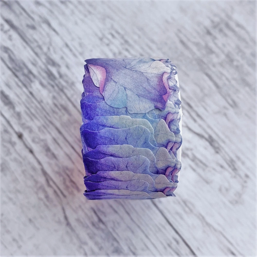 Violet Valentine Washi Flower Petal