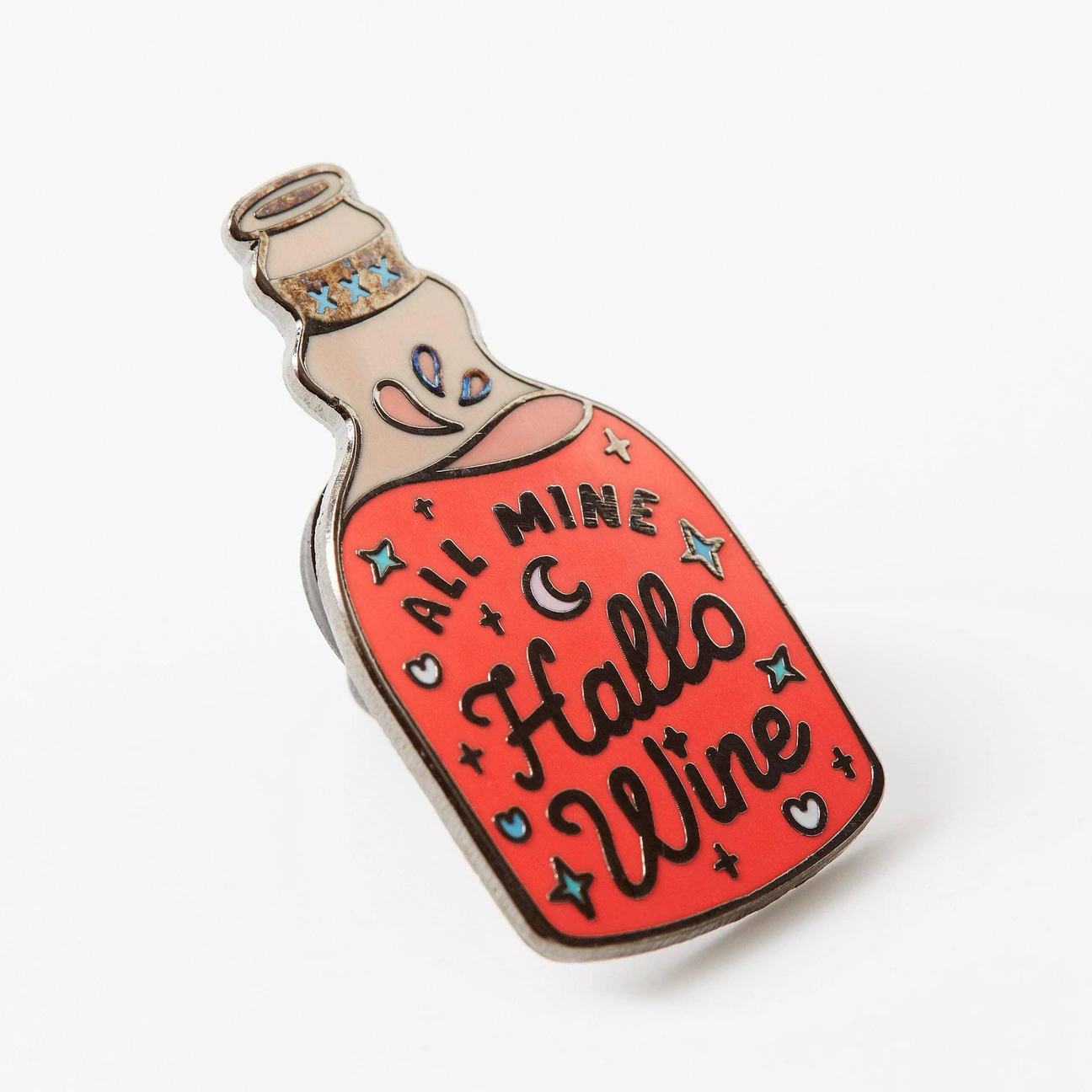 All Mine Hallo-Wine Halloween Enamel Pin