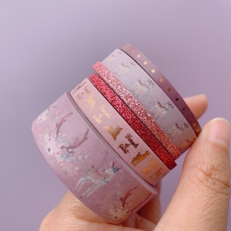 6 Piece Rapturous Rudolph Washi Tape Set