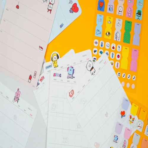 BTS BT21 OFFICIAL DIARY STICKER| PLANNER