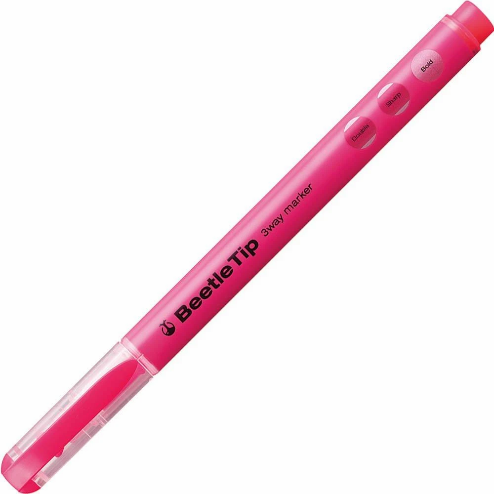 Kokuyo Beetle Tip 3Way Highlighter Pen